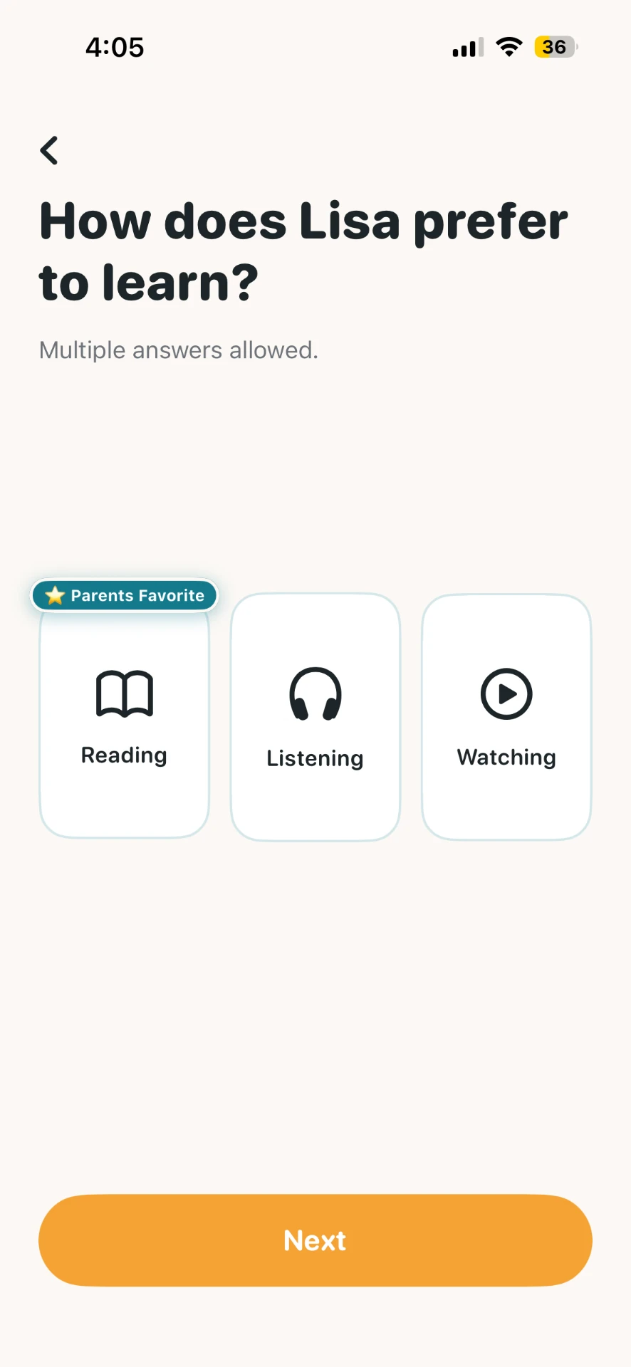 Choose how they learn